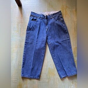 Izod Classic Blue Jeans Capri size 8